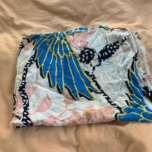 Large Mango Bird Print Scarf